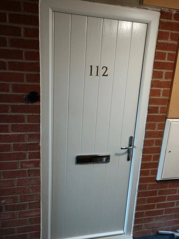 Fd30 Composite Fire Door Installed by Newark Composite Doors in Southwell