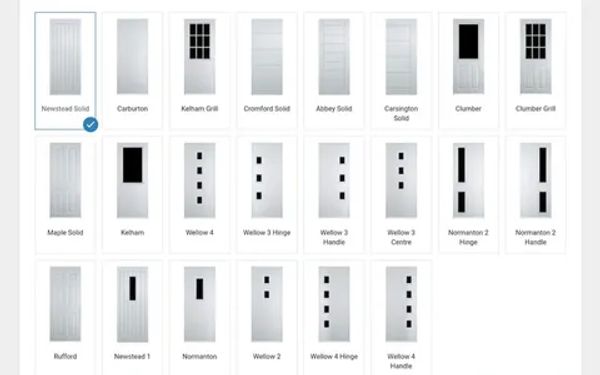 Newark Composite Doors' Range of Designs Available for Fd30 Composite Fire Doors 