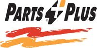 Logo of Parts Plus with stylized text and brush strokes.