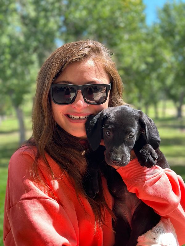 Mailey at 8 weeks old