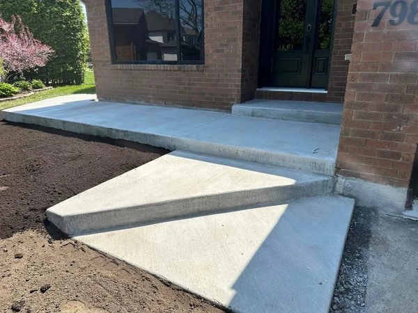 residential concrete steps