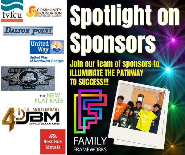 Spotlight on sponsors supporting the Family Frameworks program for success.
