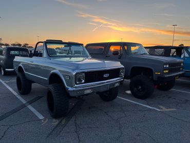 Two Classic chevy c10 trucks