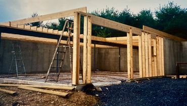 DIY construction house building couple