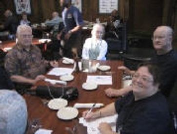 PAD Club enjoying a dinner meeting