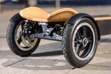 Unique Suspension Special Rear Suspension makes scooter ultra-safe, stable and super maneuverable