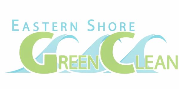 Eastern Shore Green Clean LLC logo featuring green and blue waves, representing our eco-friendly, professional house cleaning services in Northern Virginia.
