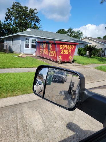 20 yard dumpster
Driveway safe
Orleans, Jefferson, st. Bernard, st Charles