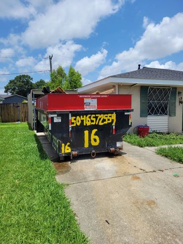 20 yard dumpster starting at $325.
Driveway safe