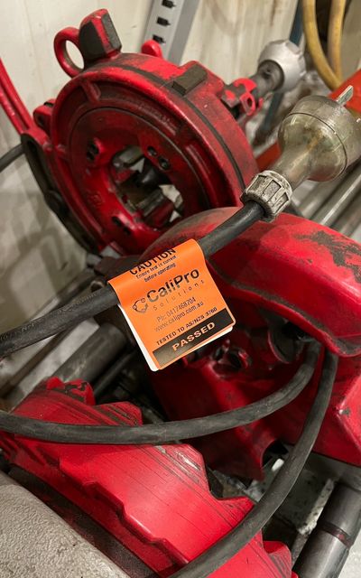 Equipment test and tag