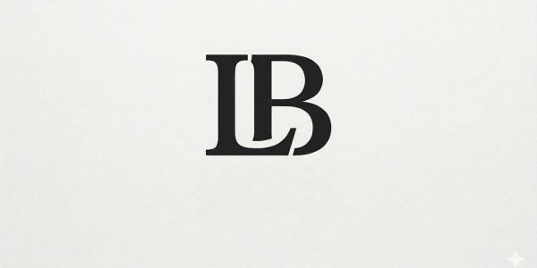 Stylized black letters 'LB' on a white background.