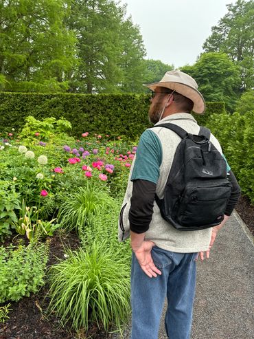 Forest therapy at Longwood Gardens is about observing nature.