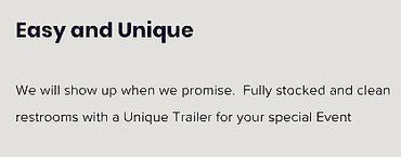 Easy and Unique description on the website