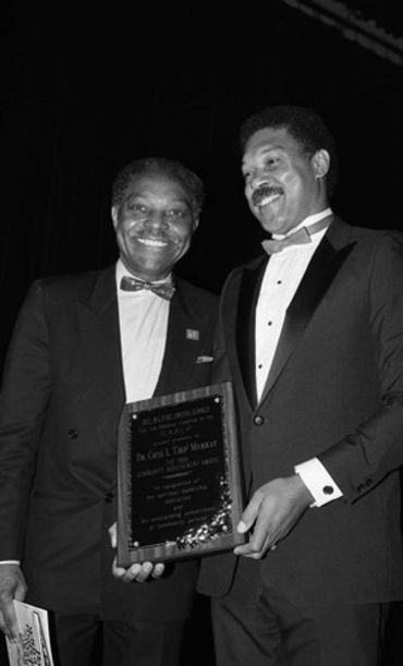 Reverend Dr. Cecil L. "Chip" Murray, Senior Minister of First AME Church Los Angeles receives specia