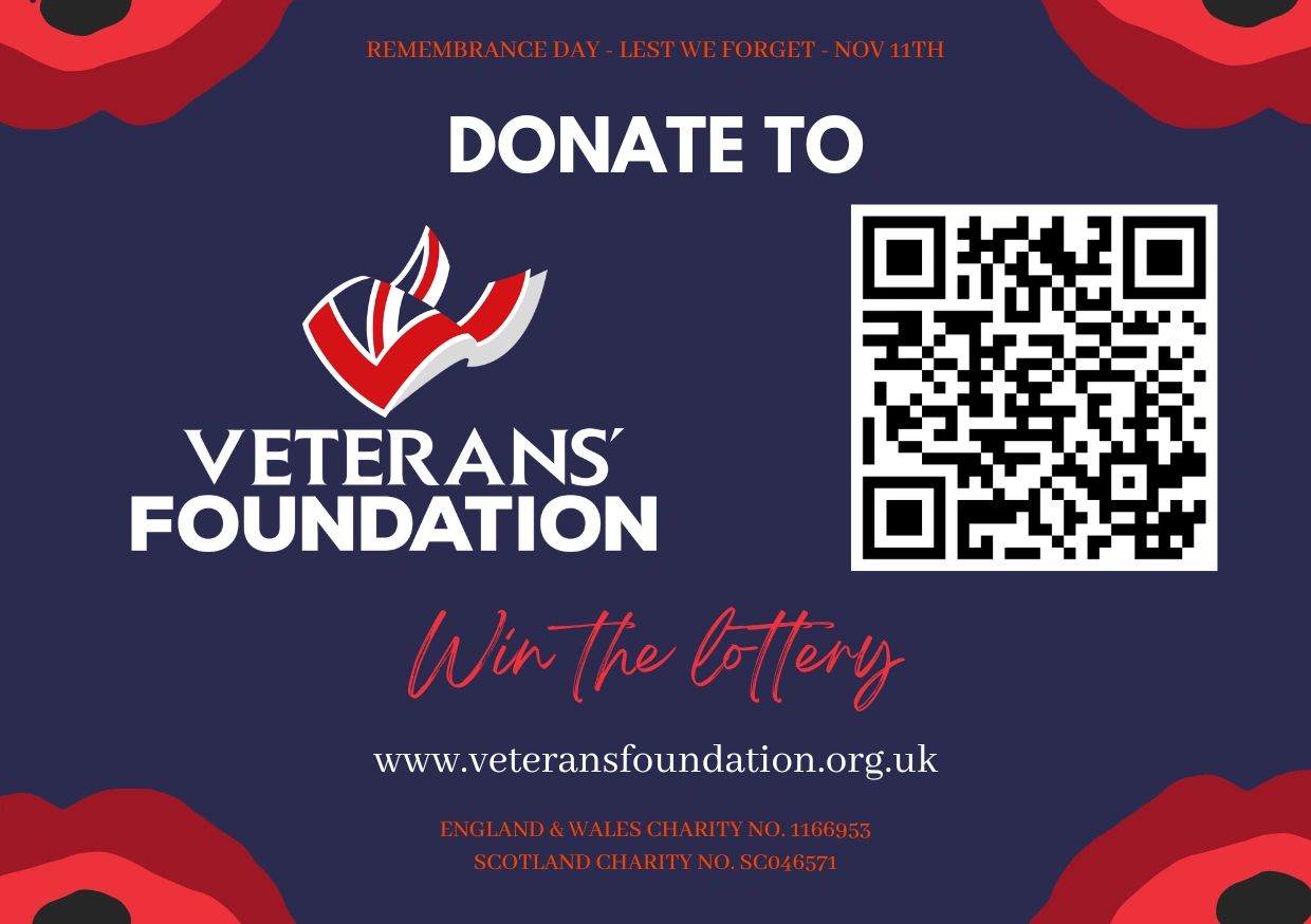 Veterans Foundation fundraising poster.