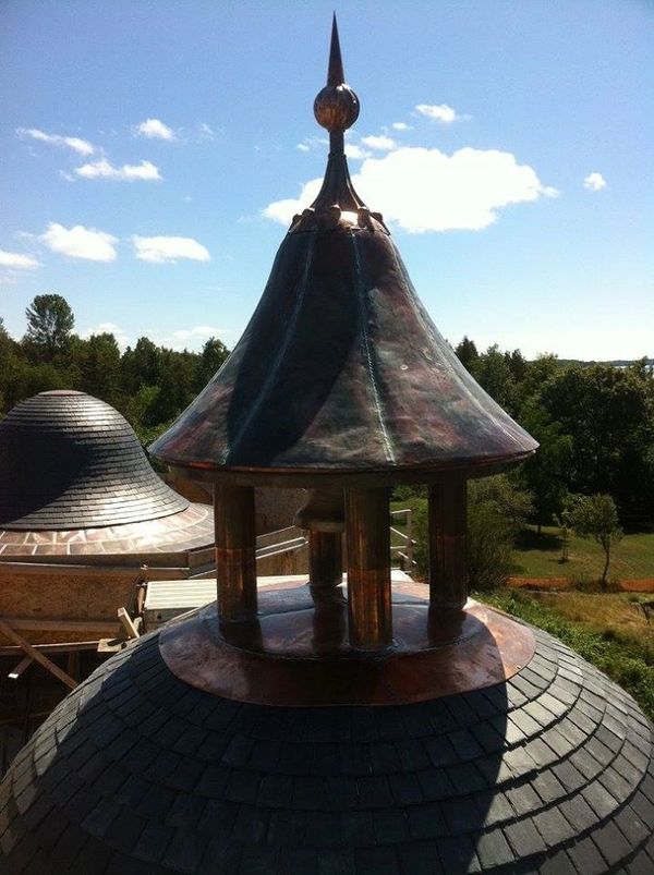 Copper Metal Fabrication Bell Tower