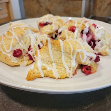 Lemon Cranberry scones. Photo by seriouslysweet.ca