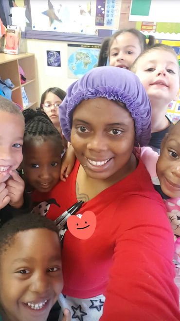 Having fun in or Pajamas at school