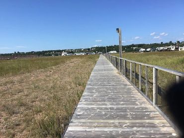 promenade sur le bord de la mer Paspébiac