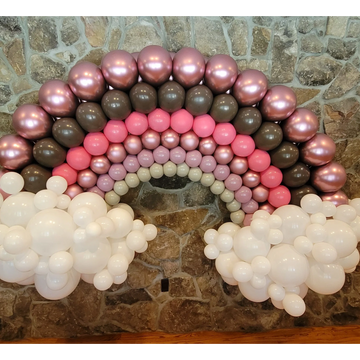 Balloon Rainbow with Clouds