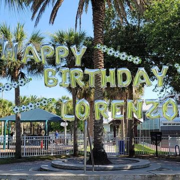 16" Letters and Numbers Mylar Balloon