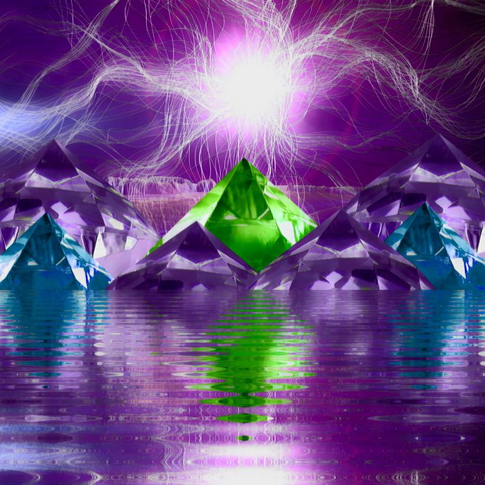 Special Edition Alternate Jenaspillia Crystal lMountain River. Part of a digital art mini-series.