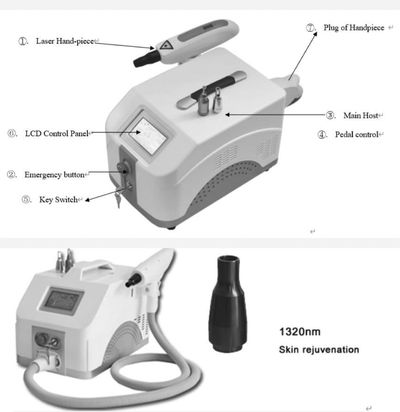Portable Q-switch Nd-yag laser machine