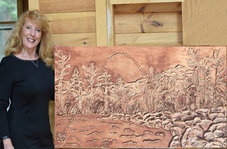 Gallery 49 Lake placid NY christine dekkers designs opening day