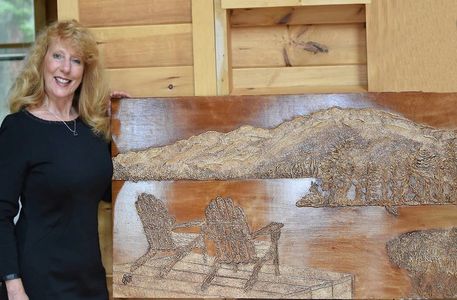 Gallery 49 Lake placid NY christine dekkers designs opening day