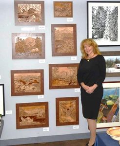 Gallery 49 Lake placid NY christine dekkers designs opening day