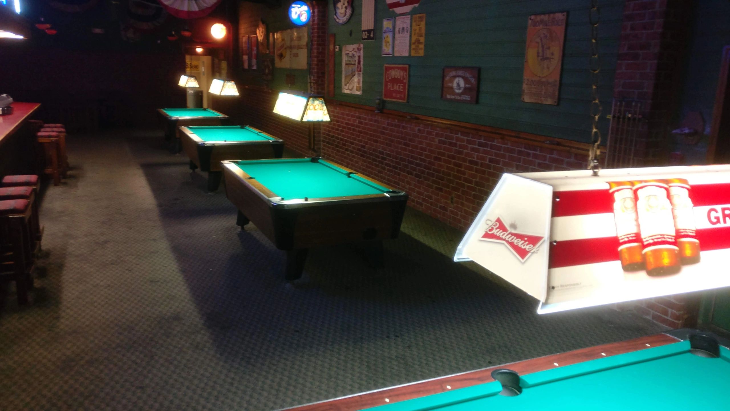 Pool tables ready for your game