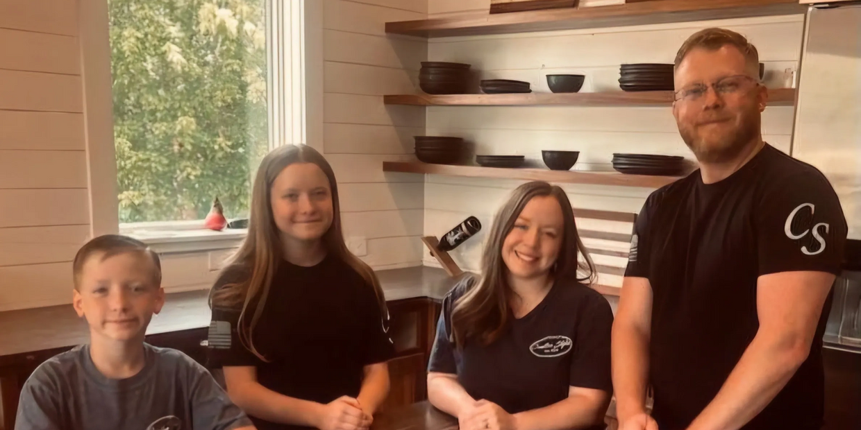 Garrett Wilson and his family