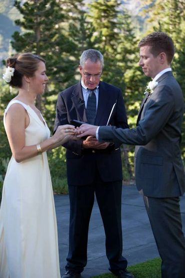 bride and groom ceremony