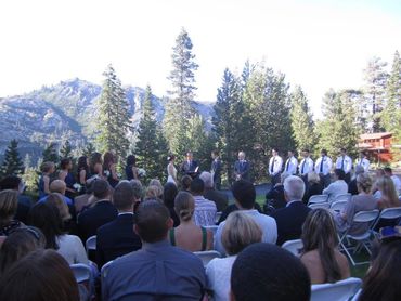 wedding ceremony outdoors