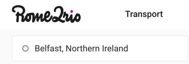 Rome 2 Rio Belfast Northern Ireland