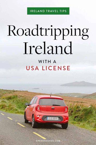 Roadtripping Ireland with a USA license