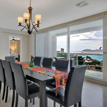 Cozumel Penthouse-Vacation Rental-Dining Area