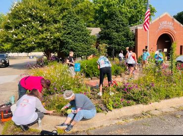 Community Service at the Mayflower Public Library!!!