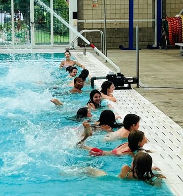 Our students are currently taking swim lessons at Hendrix College this summer!!!