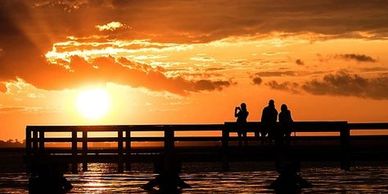 Sunset in Oceanside CA.