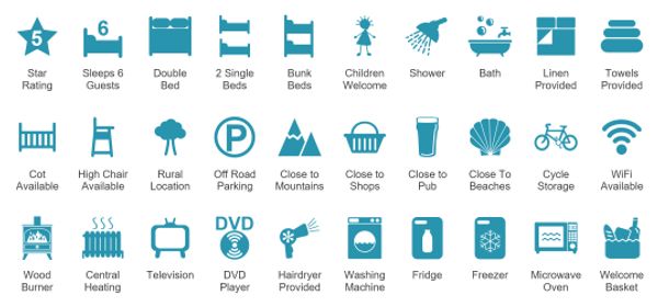 Facilities available at Arallt Holiday Cottage