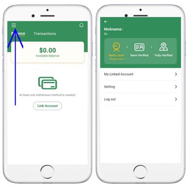 Chamet agency registration steps with sign-up, verification, and host activation