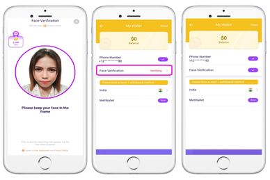 Chamet host registration form with quick sign-up and profile setup.