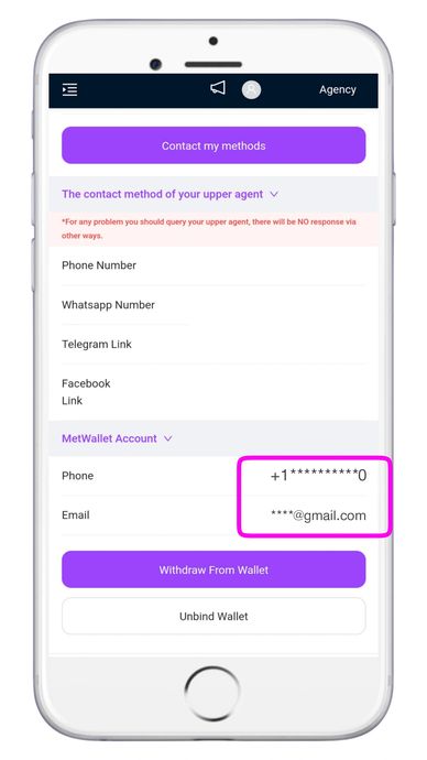 Chamet agency registration steps with sign-up, verification, and host activation