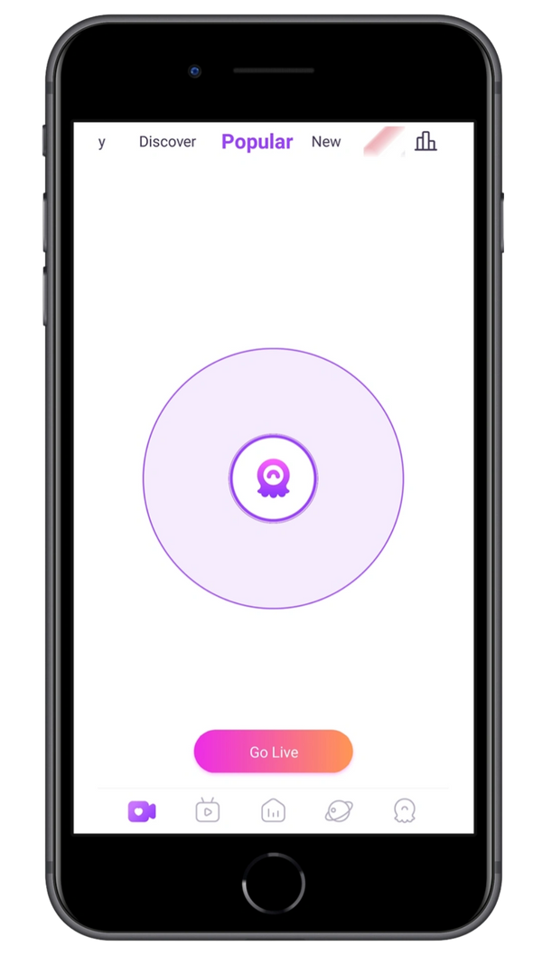 Chamet host registration screen showing quick sign-up and daily earning features.