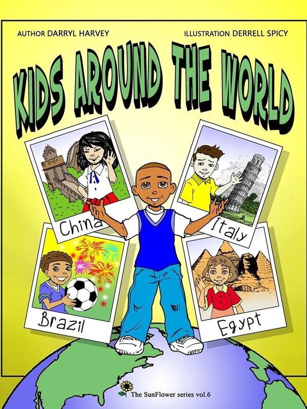 Kids around the world book by Darryl Harvey
