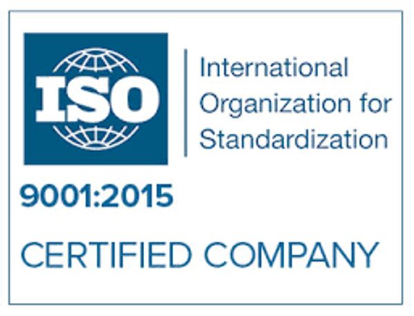 ISO 9001: 2015 certified