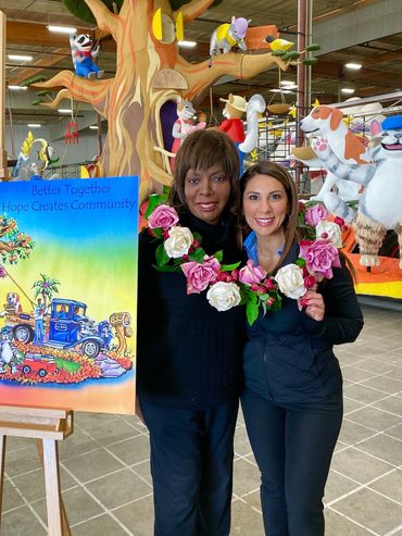 With KTLA's, Gale Anderson