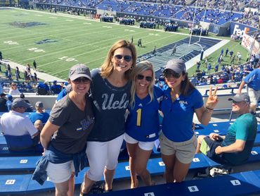 At a UCLA football game in Memphis, TN.