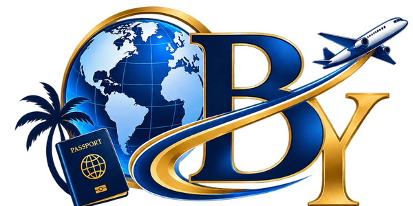 Logo for Beyond Yonder International Services Ltd with travel and recruitment theme.